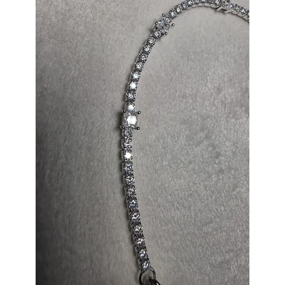 0.83CTW 3.6mm Moissanite Tennis Bracelet 7-8